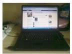 e-system. esystem laptop for sale has windows 7 1.5gb....