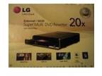 External DVD Rewriter Drive. Brand new LG external disc....