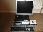 HP Hewlett-Packard PC. Hewlett Packard full pc,  pentium....